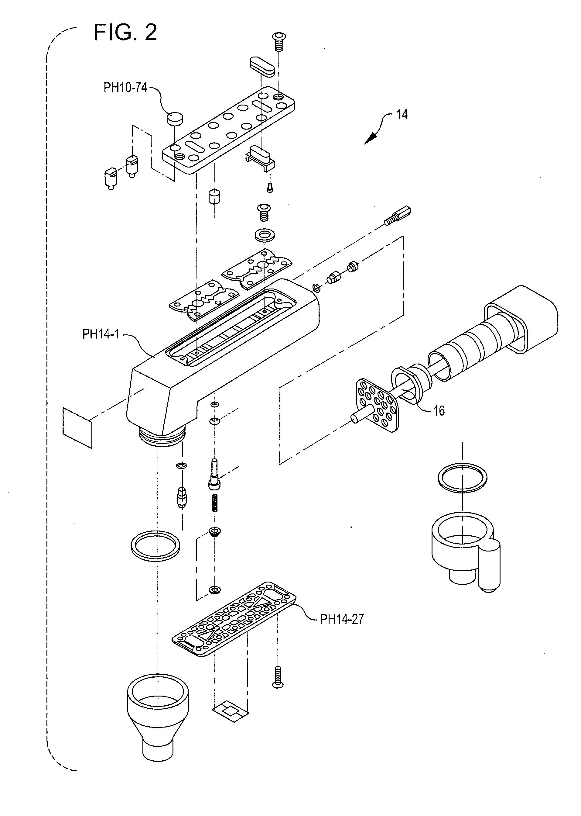 Locking access plug for a bar gun