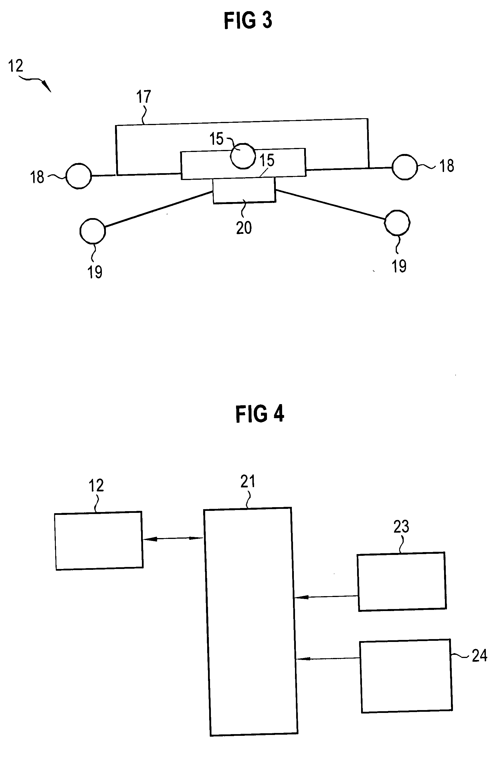 Display device comprising a luminous element with an emission characteristic of controllable solid angle
