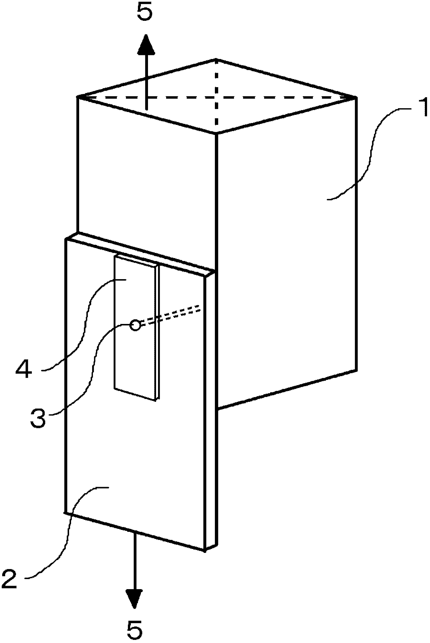 Installation structure of base of exterior wall
