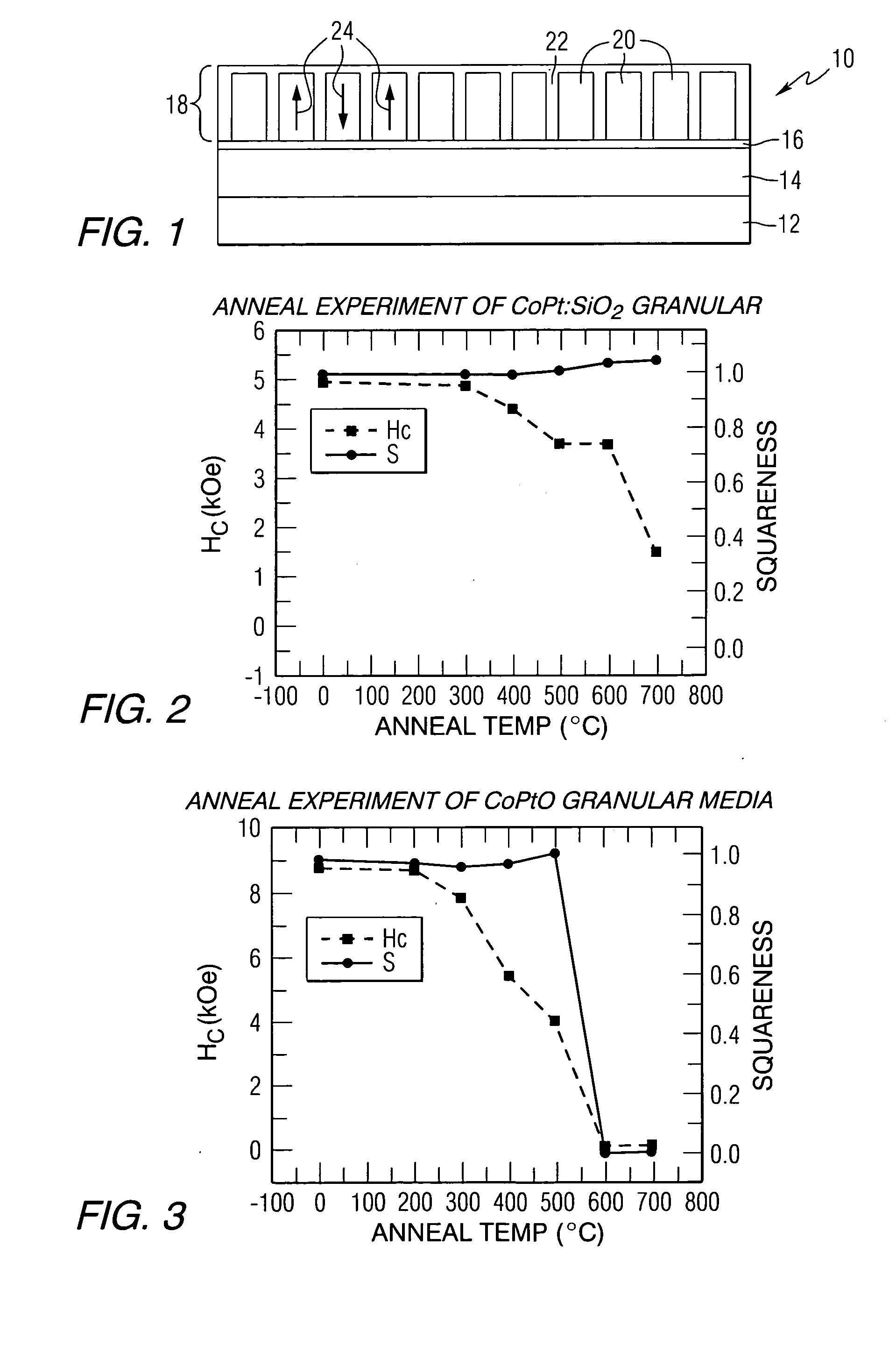 Thermally isolated granular media for heat assisted magnetic recording