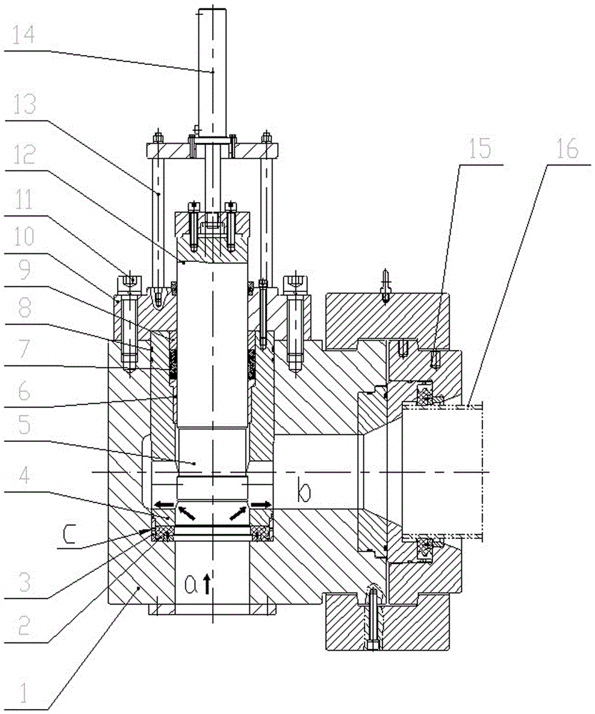 Ultra-high pressure and large flow filling or perfusion valve