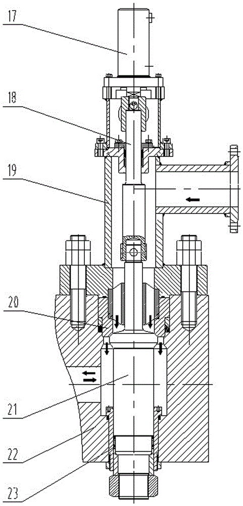 Ultra-high pressure and large flow filling or perfusion valve