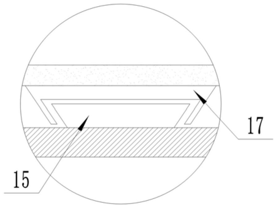 Excrement and urine receiving device for department of pediatrics