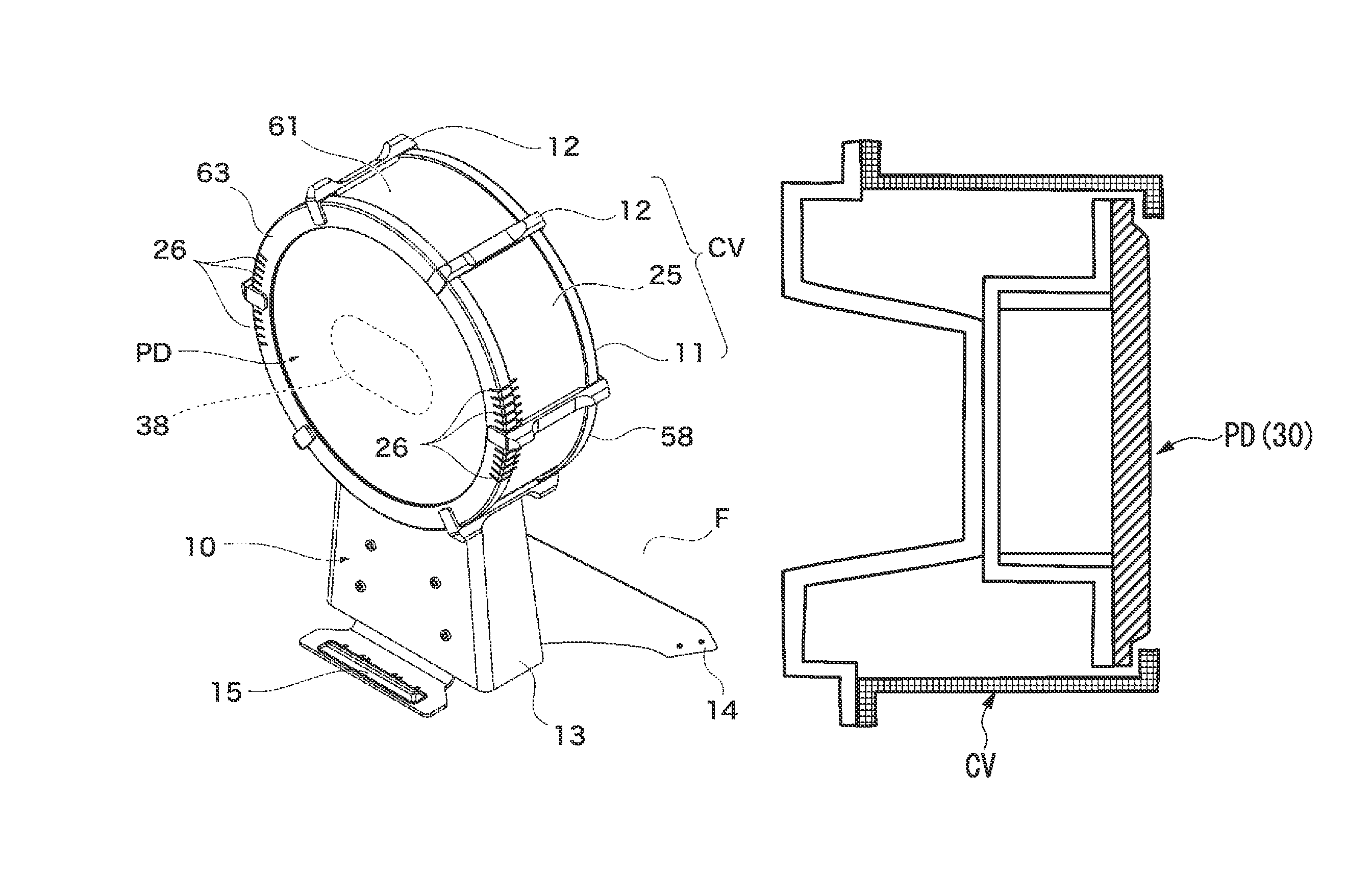 Electronic percussion instrument