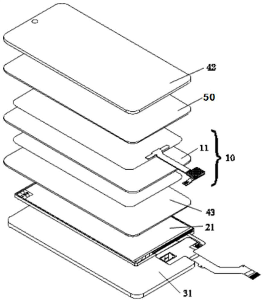 Screen sounding structure, front cover plate, rear cover plate and electronic equipment