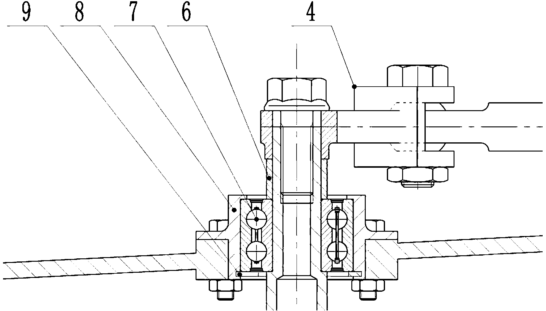 Idler wheel sliding block translation-type front duct ejector in variable cycle engine adjustable mechanism