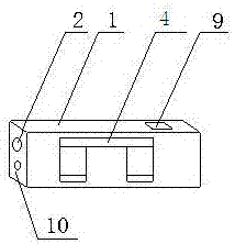 An infrared coded signal receiving device connected to a smart phone via bluetooth