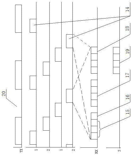 An infrared coded signal receiving device connected to a smart phone via bluetooth