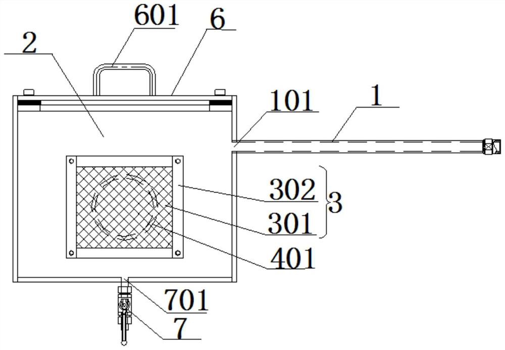 Filtering device for leaked and returned oil of hydraulic pump in steelmaking hydraulic system