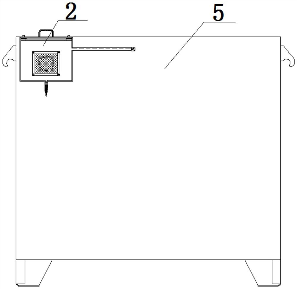 Filtering device for leaked and returned oil of hydraulic pump in steelmaking hydraulic system