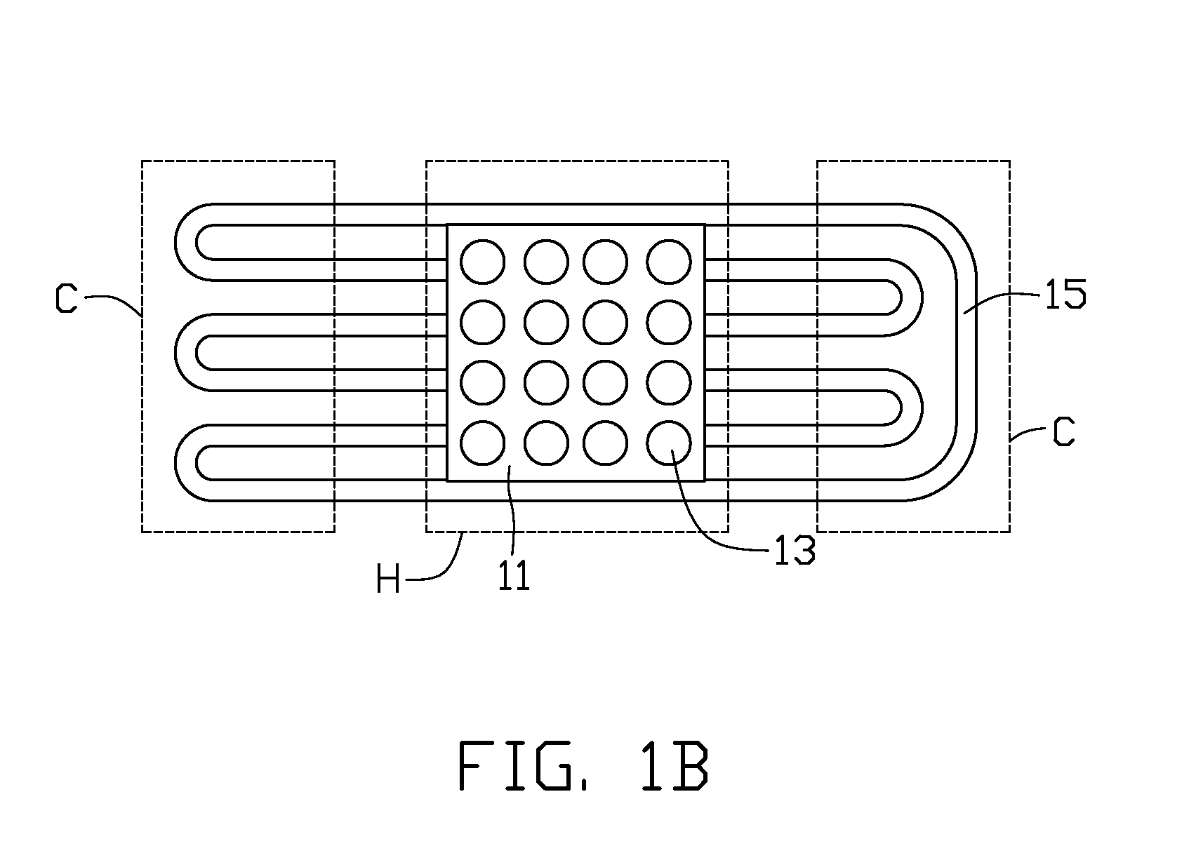 LED lamp cooling apparatus with pulsating heat pipe