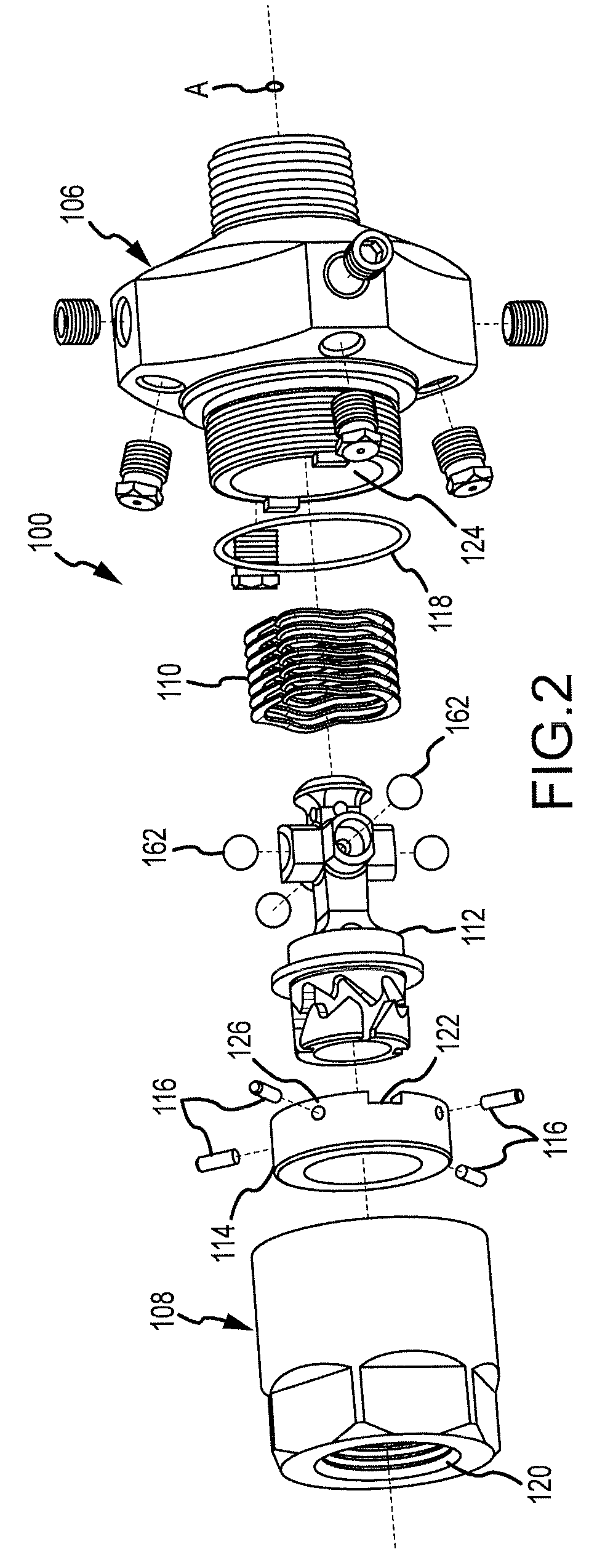Flow controlled switching valve