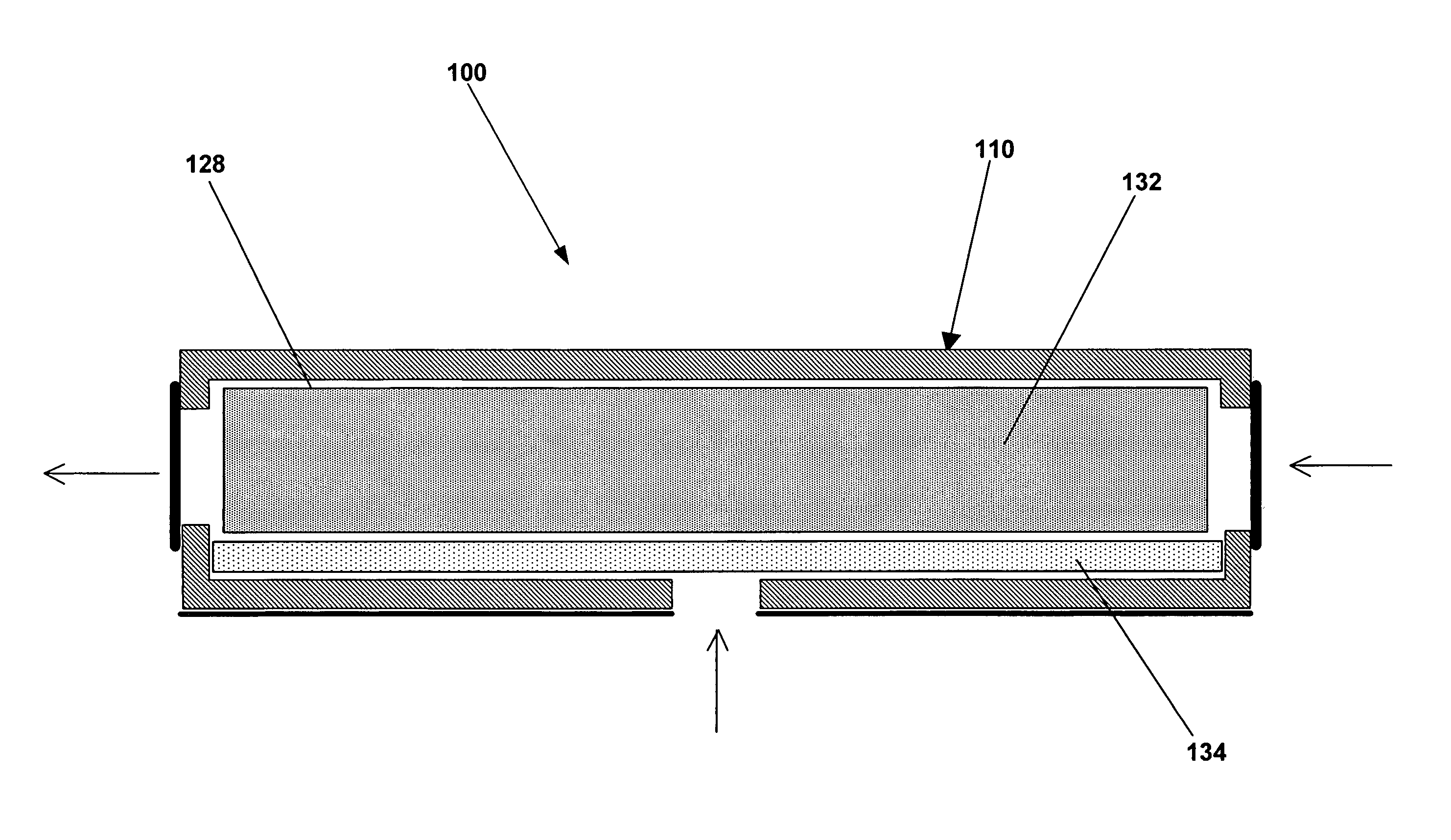 Filter constructions containing breather and recirculation filter elements