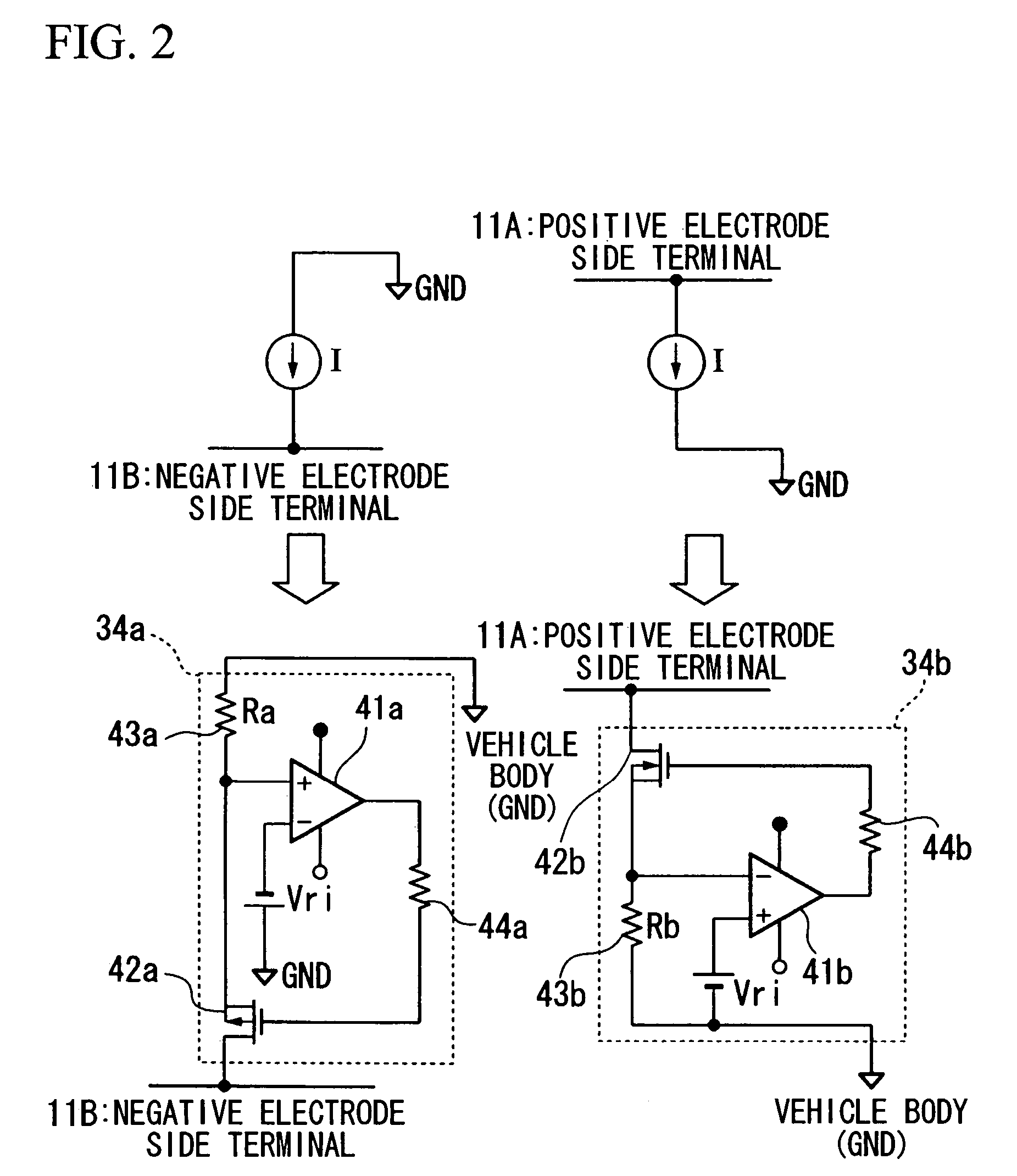 Ground fault detection device
