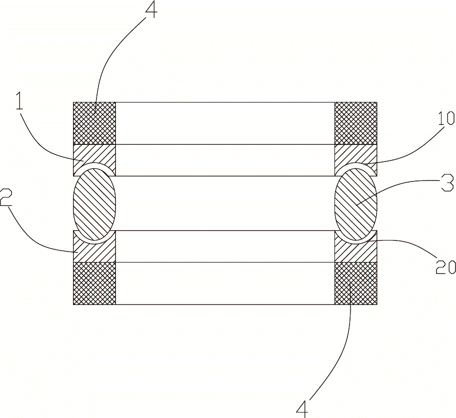 A combined packing ring