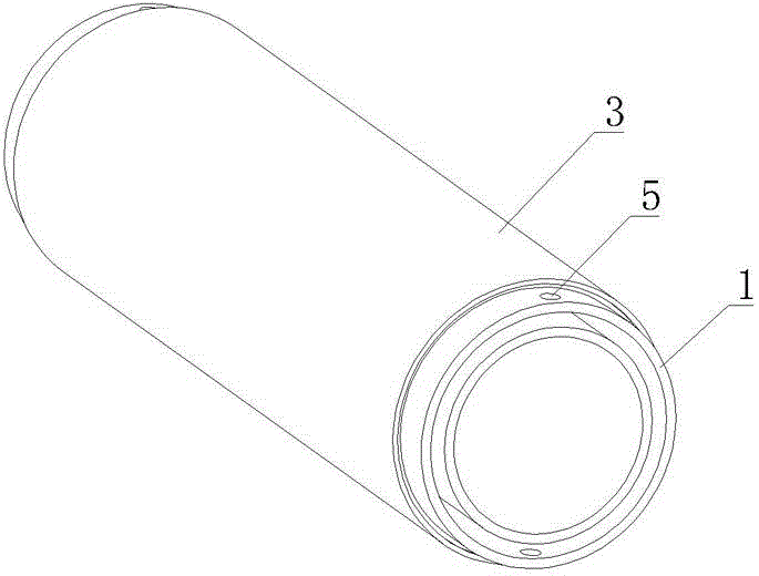 A prefabricated directly-buried heat preservation pipe