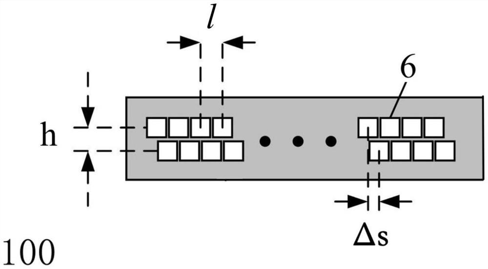 Pixel-misplaced indium gallium arsenic linear array detector, detection method and indium gallium arsenic photosensitive chip