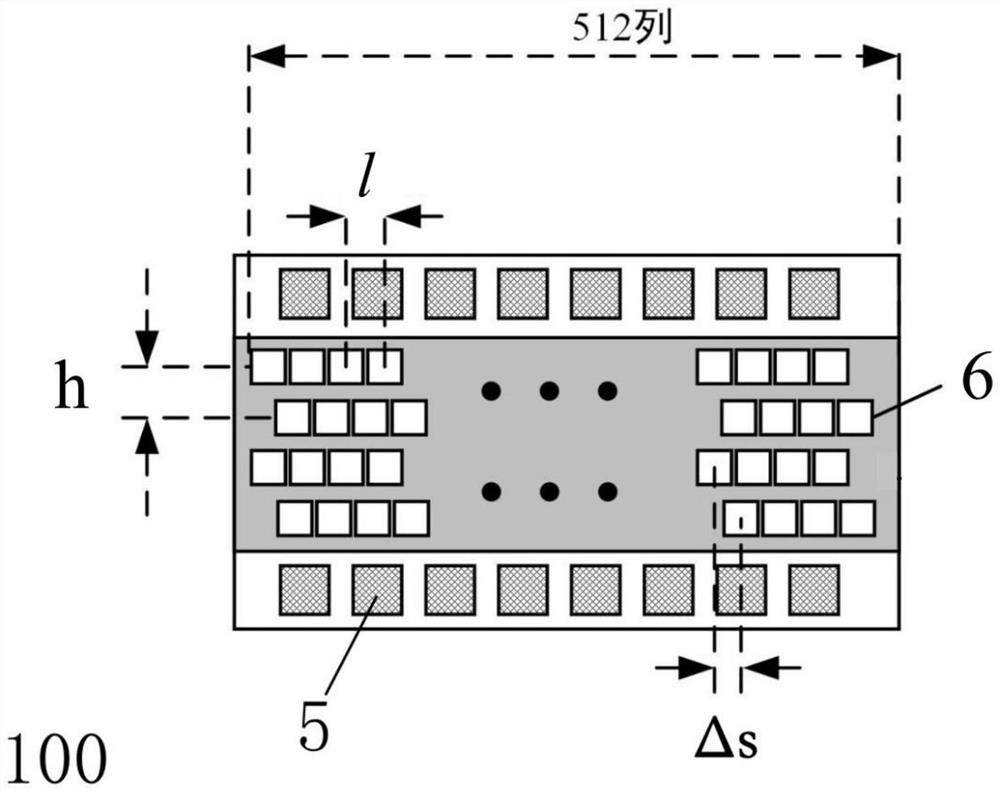 Pixel-misplaced indium gallium arsenic linear array detector, detection method and indium gallium arsenic photosensitive chip