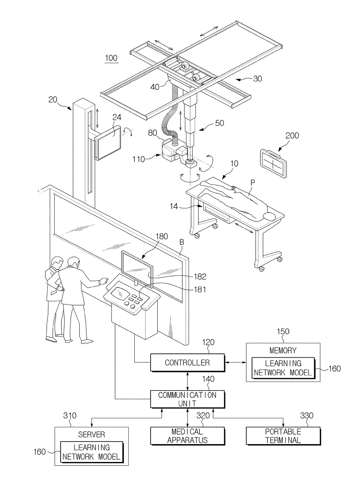 X-ray apparatus and method of acquiring medical image thereof