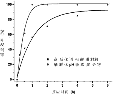 Hydrazide pH sensitive polymer as well as preparation method and application thereof