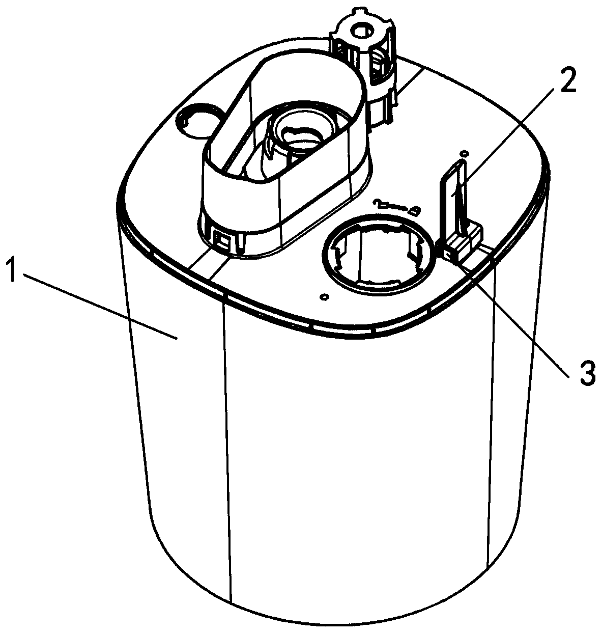 Water tank assembly of humidifier, and humidifier