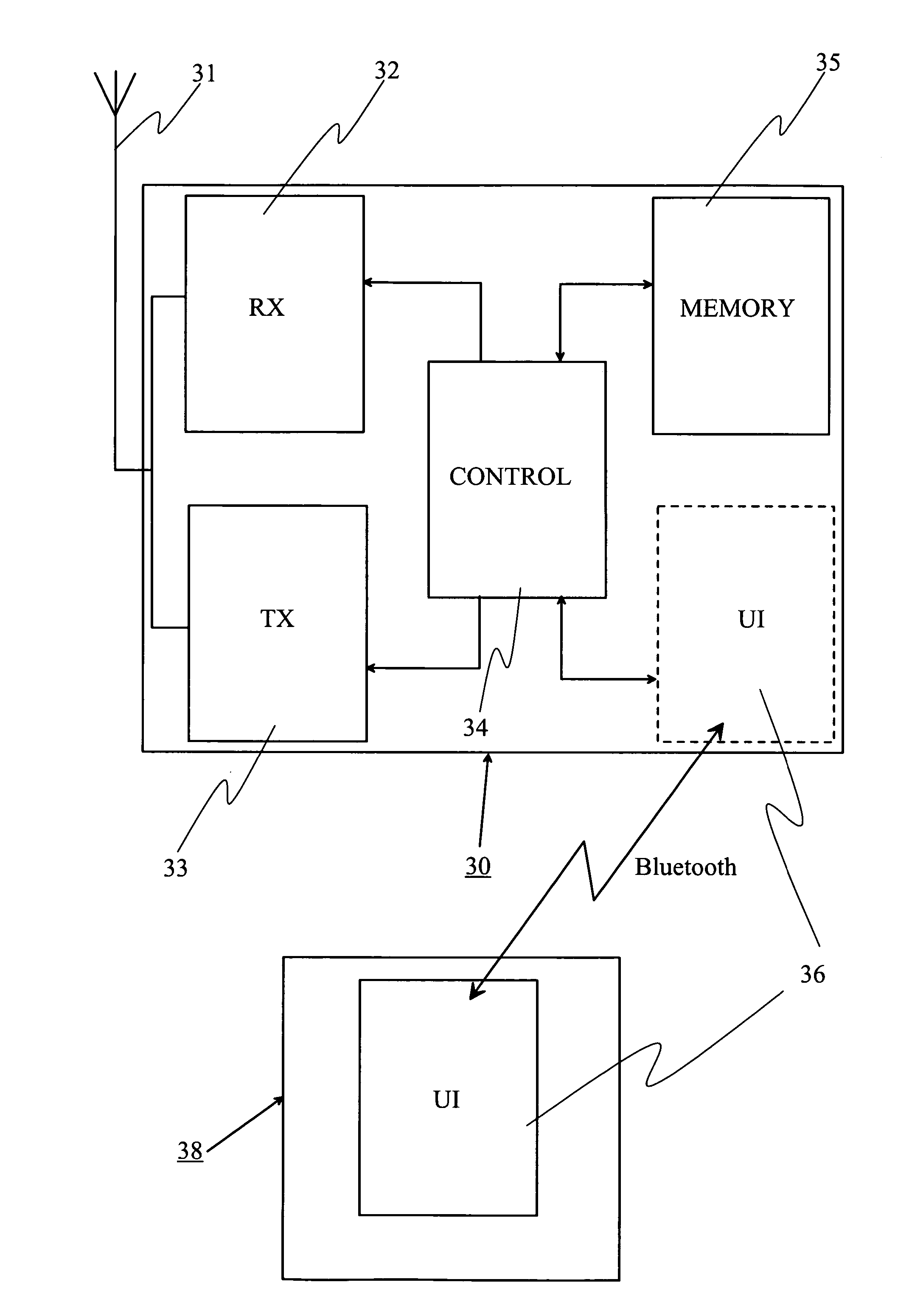 Method for saving power in a wireless terminal and a terminal