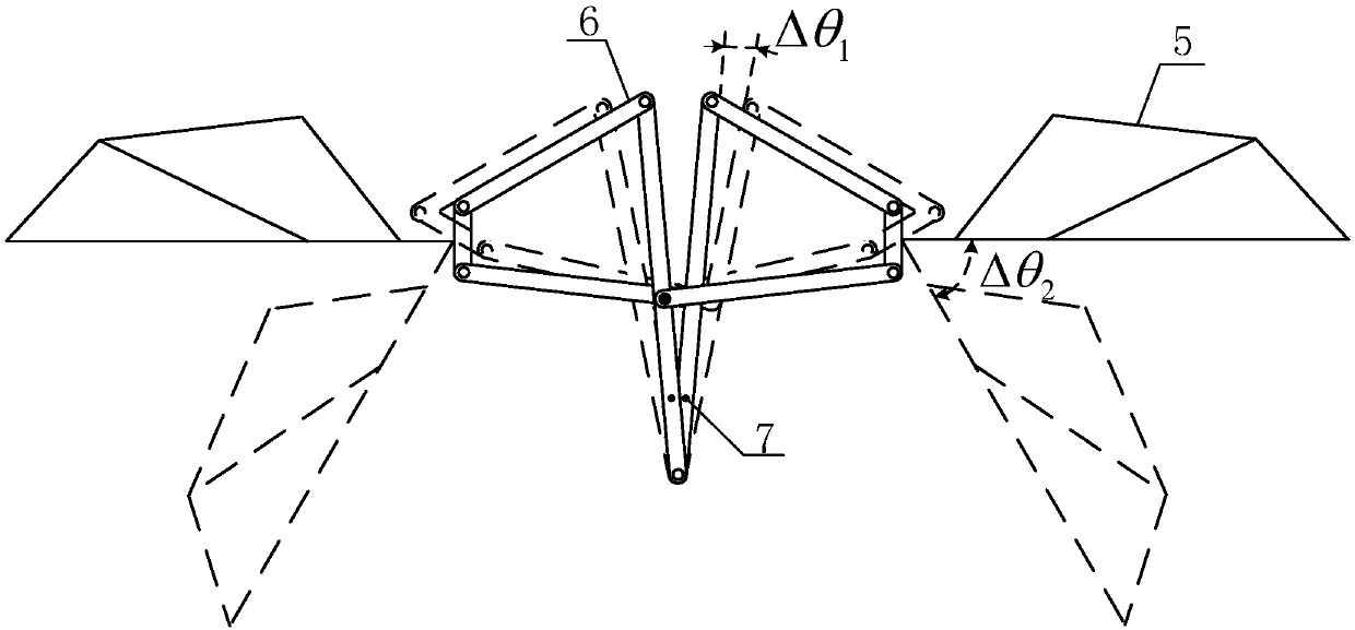Piezoelectric drive amplification mechanism and its design method for micro flapping rotor aircraft