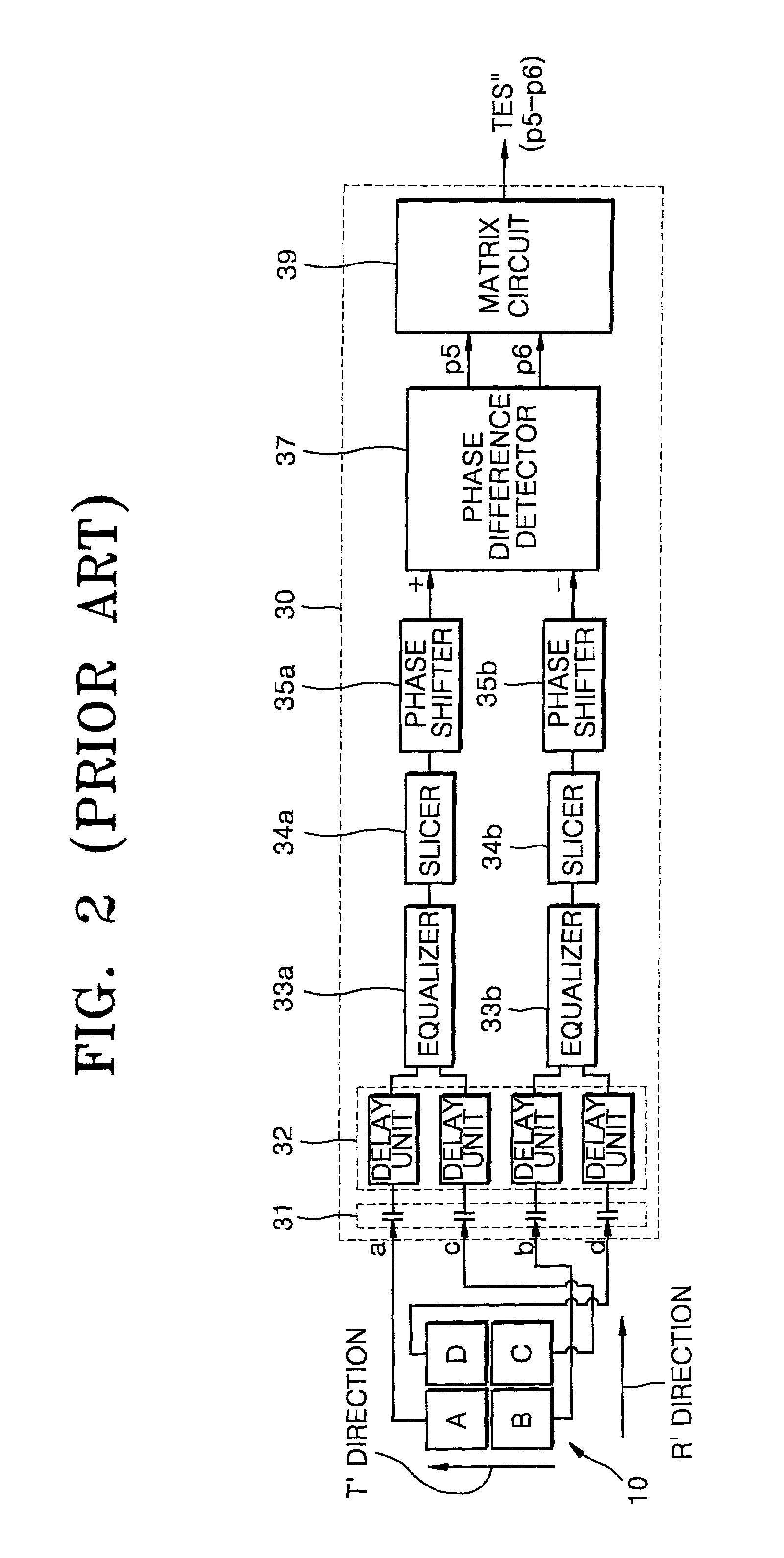 Differential phase detection device and tracking error signal detection apparatus using the same