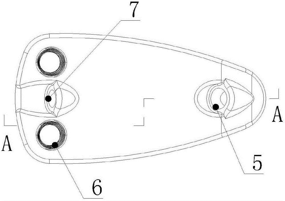 Cervical vertebra 2-3 anterior reduction steel plate system