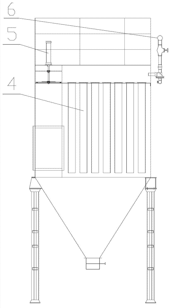 Filter cartridge dust remover with air cleaning device