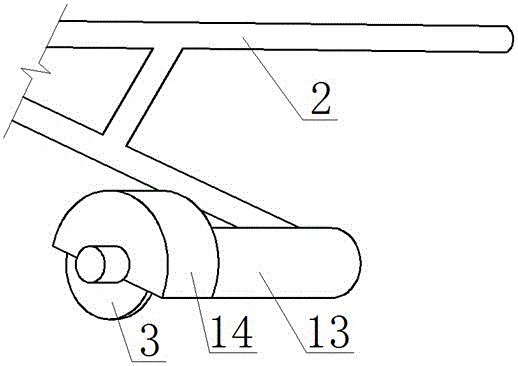 Grinding wheel cutting machine capable of realizing forwarding cutting