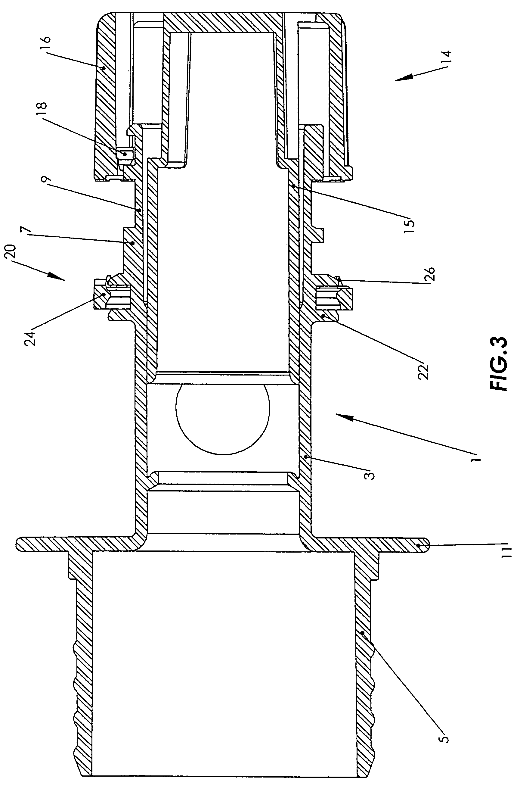 Delivering tap and process for manufacturing such tap