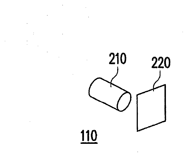 Device for acquiring depth image, calibrating method and measuring method therefor