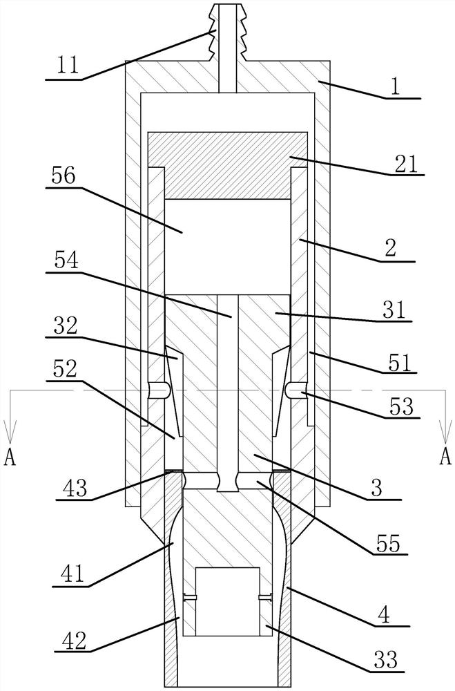 Micro-drill driving device with adjustable stroke
