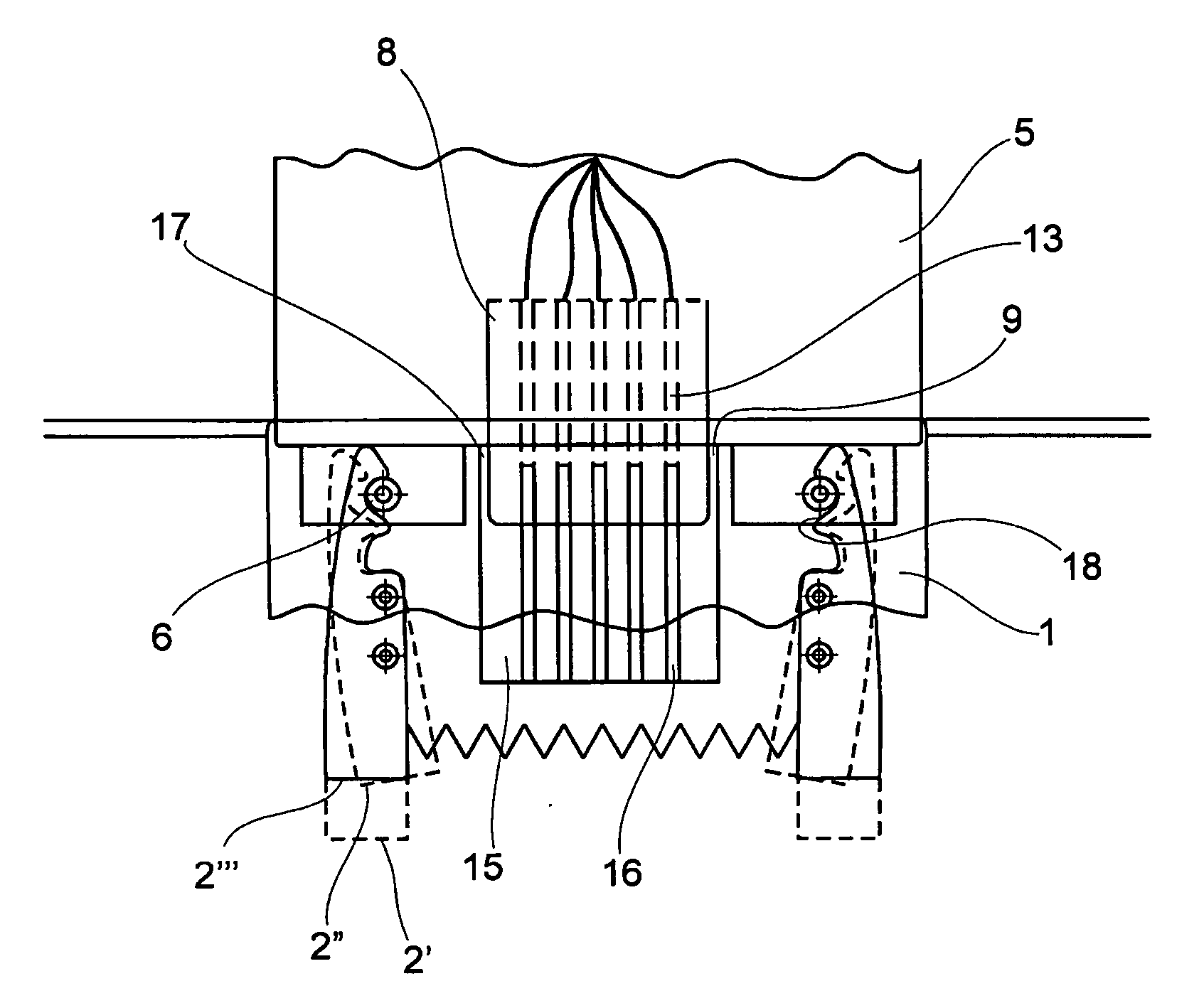 Attachment system for an electrical device for installation in aircraft cabins