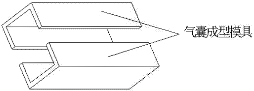 A gas channel design method for composite material cavity structure airbag molding