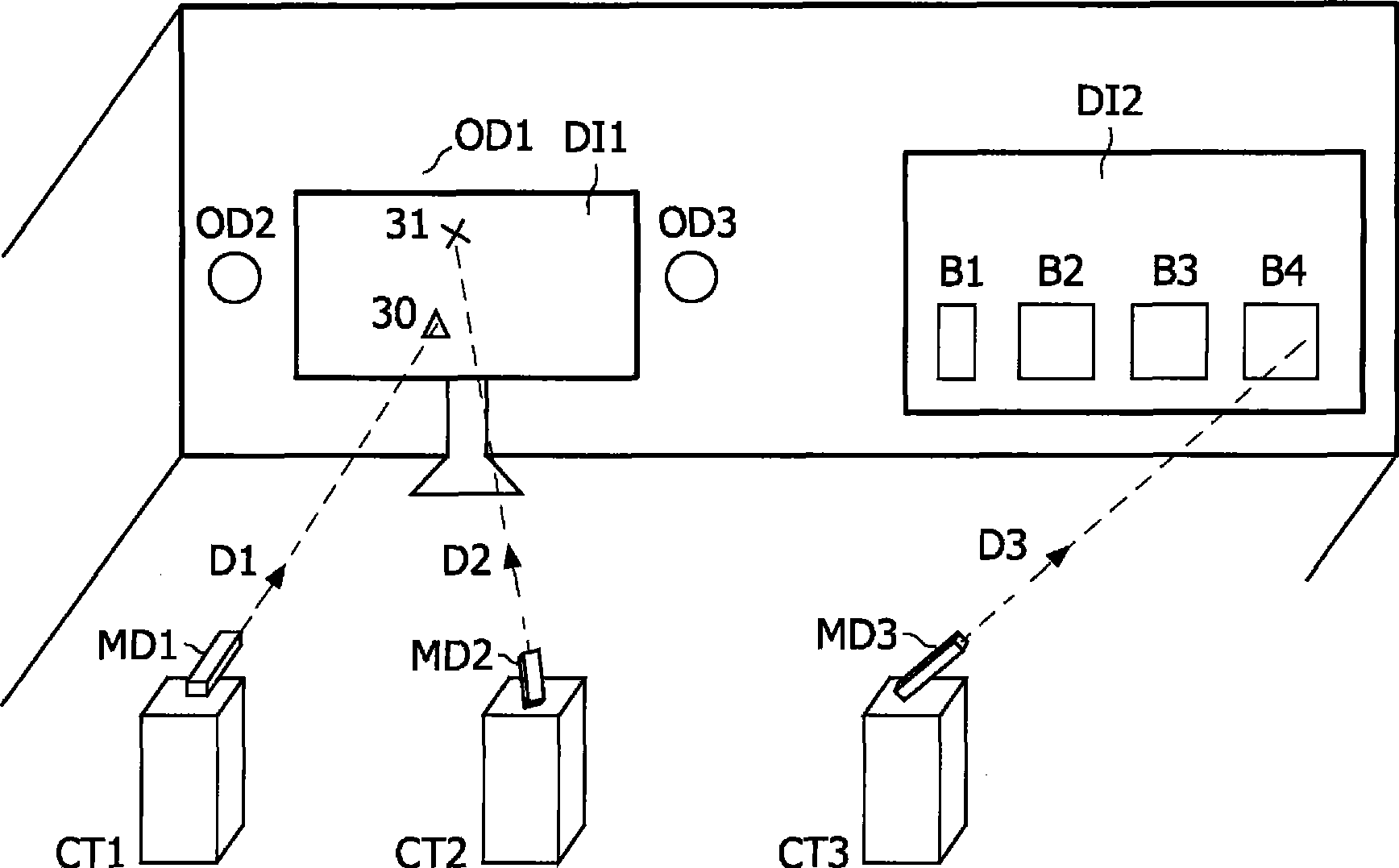 NFC enabled pointing with a mobile device