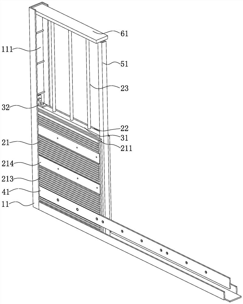 Combined wall structure and construction method thereof