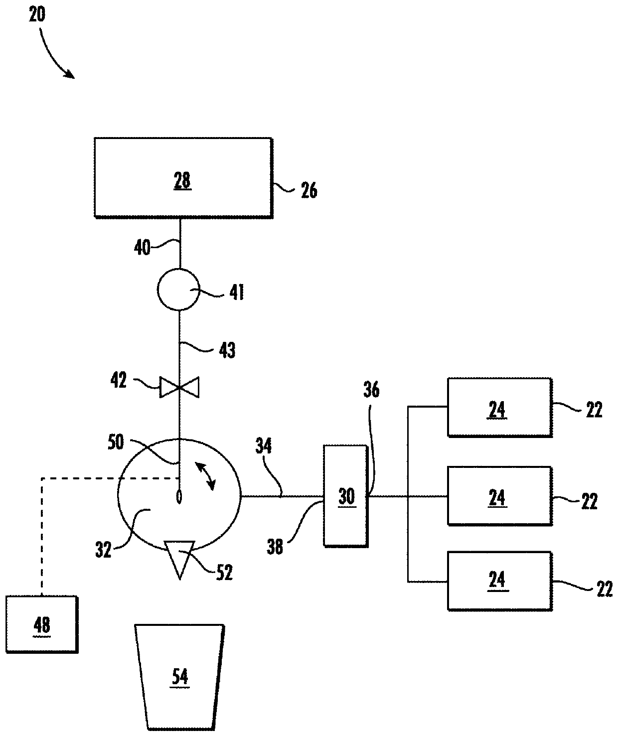 Shake product blending process