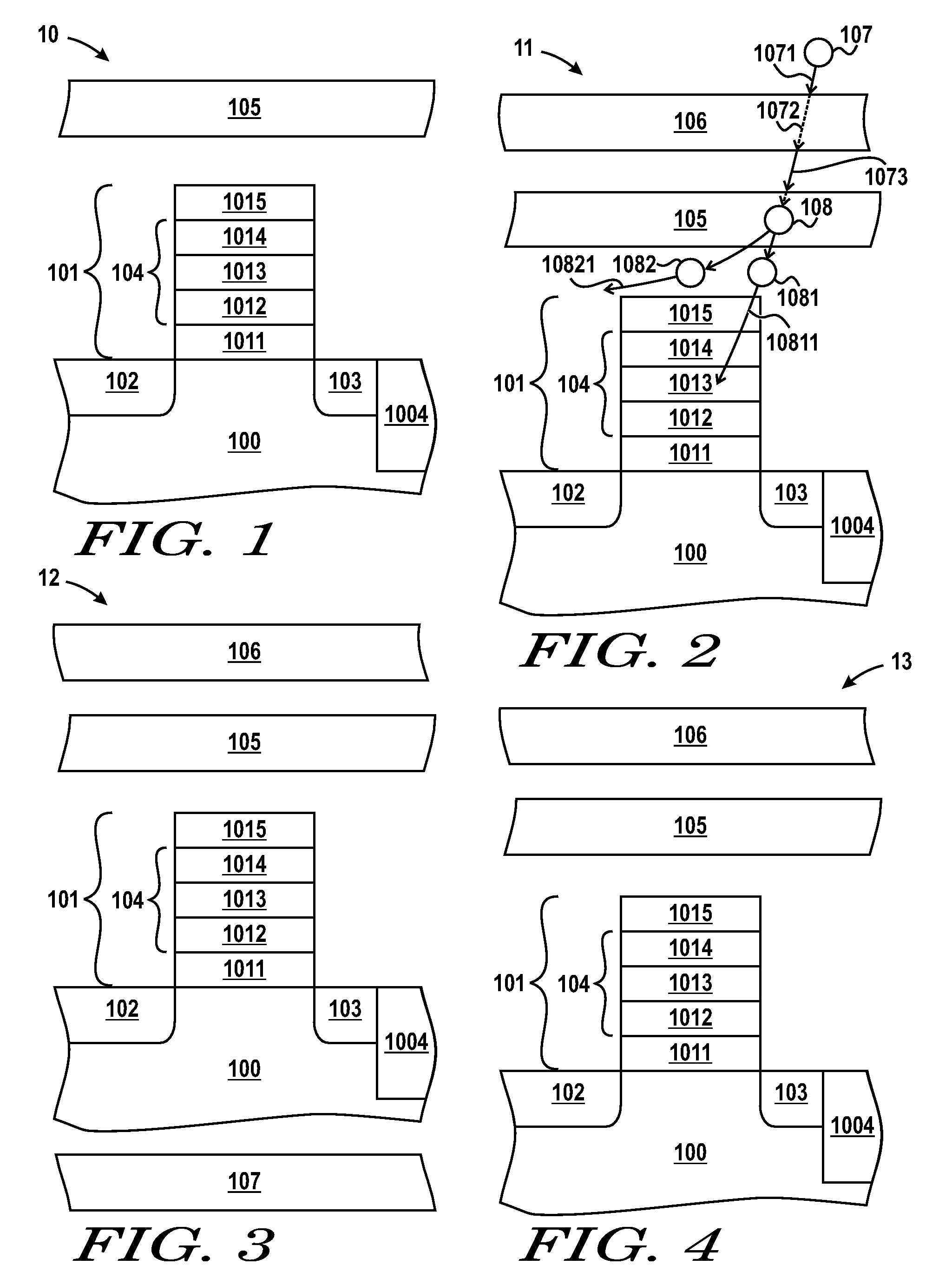 Radiation-detecting structures