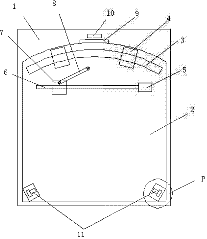 Angle-adjustable printing screen and angular adjusting device thereof