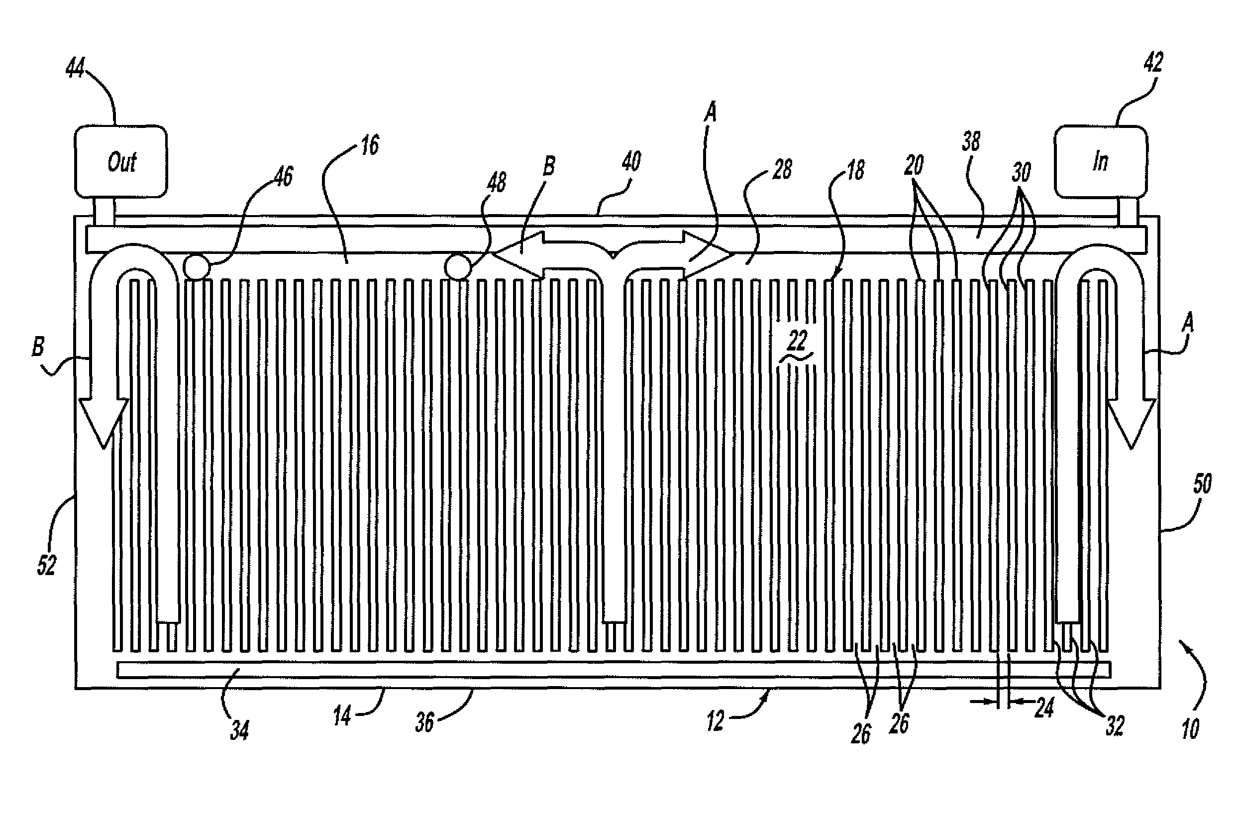 Lithium ion battery cooling system comprising dielectric fluid