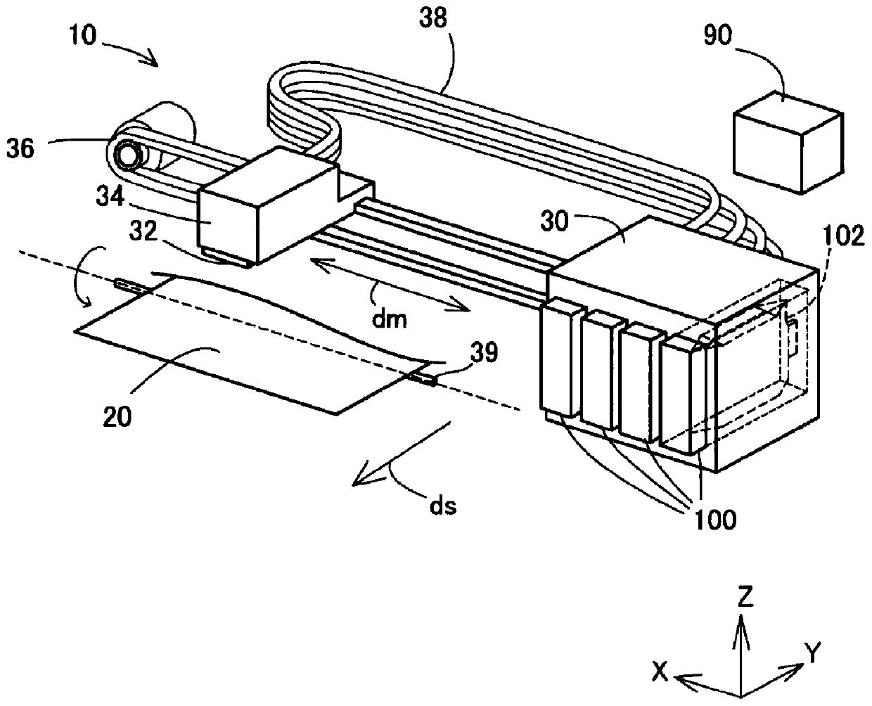 Sealing structure and liquid storage container