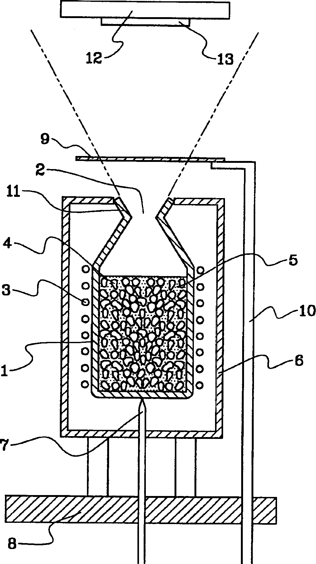 Molecular beam source apparatus for film deposition and method for depositing film by molecular beam