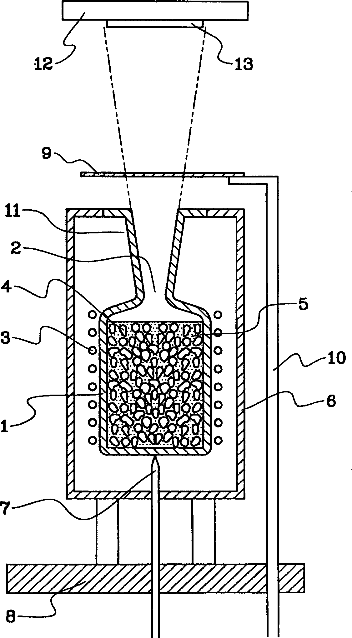 Molecular beam source apparatus for film deposition and method for depositing film by molecular beam