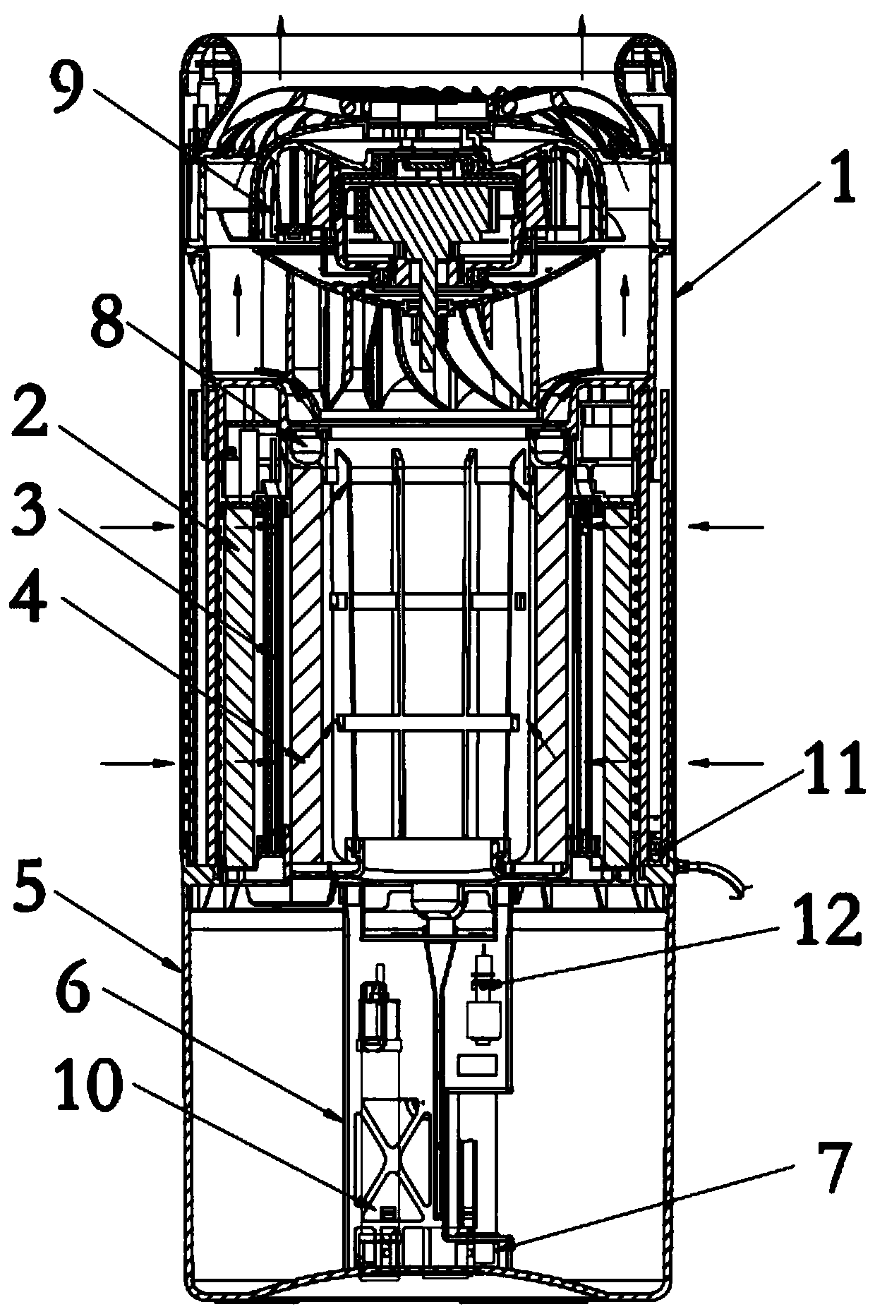 Humidifier and shutdown control method thereof