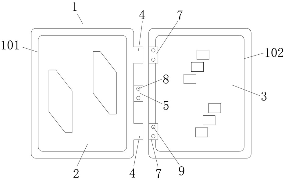 Concave-convex matching jig and concave-convex matching mounting process