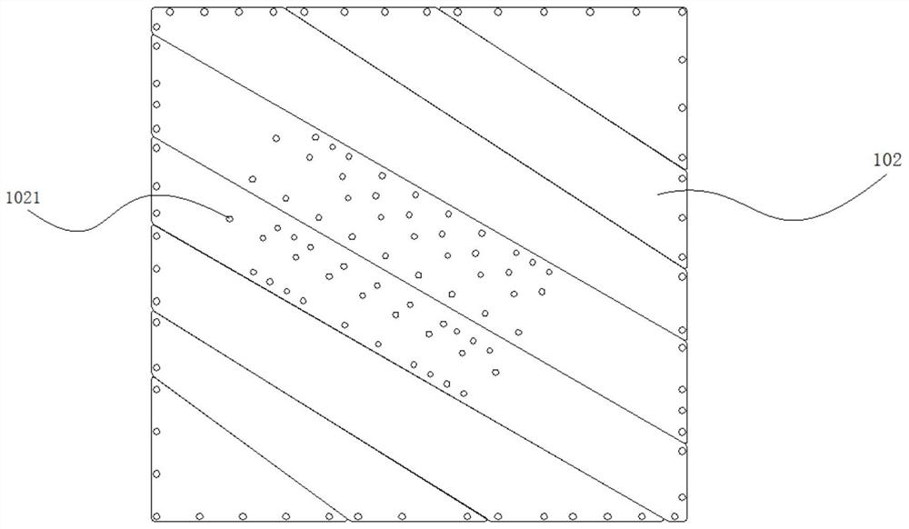 Coal rock three-dimensional strain field visualization system and method under mining influence