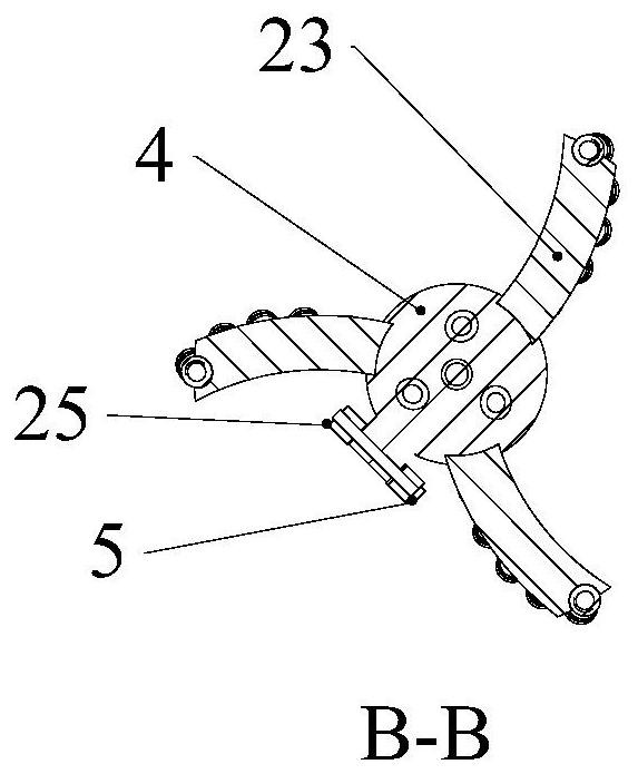 Continuous drilling, debris discharging and pouring integrated pile driving tool capable of preventing hole collapse