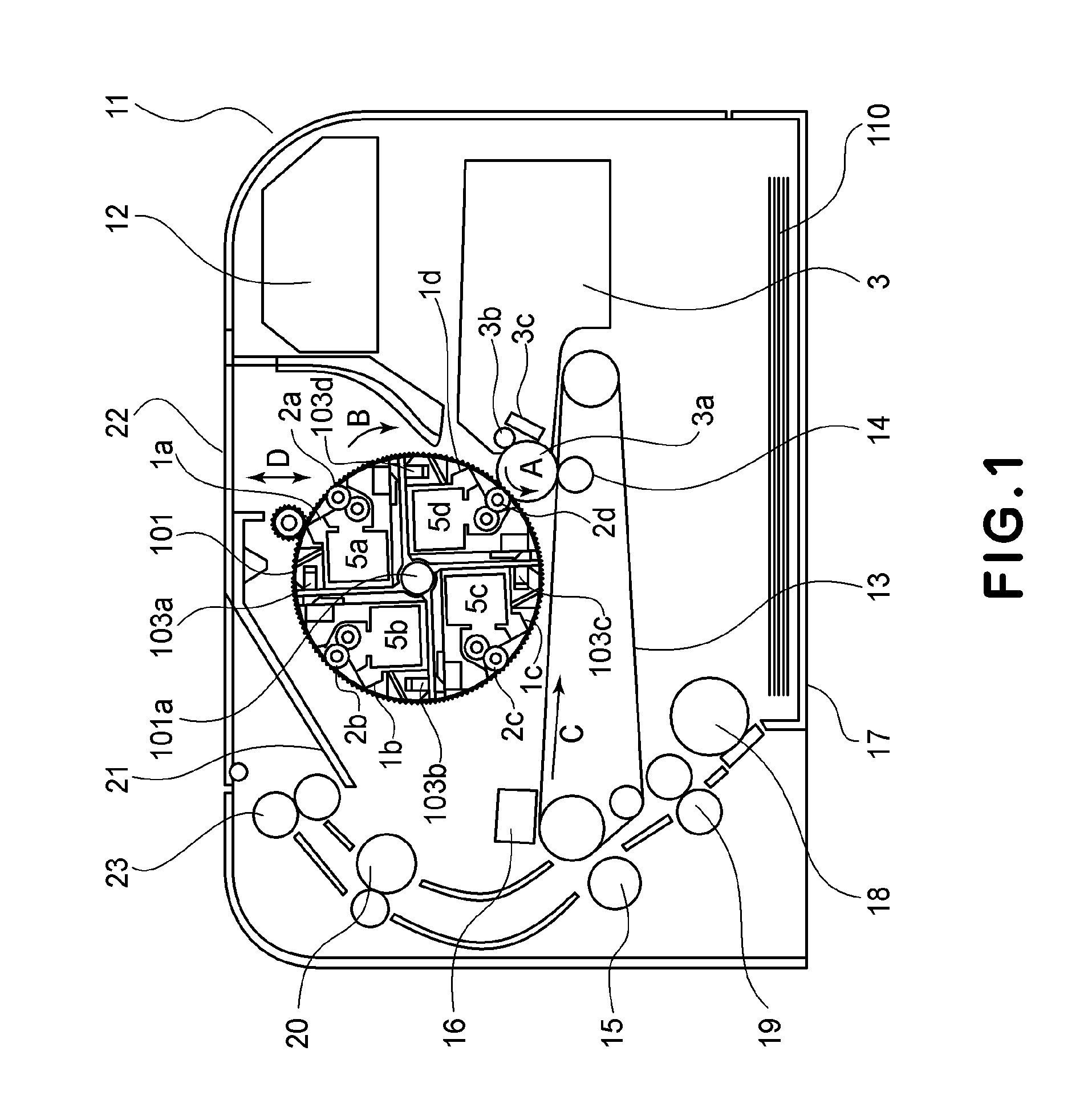 Cartridge with developer layer thickness regulating member and image forming apparatus including the same